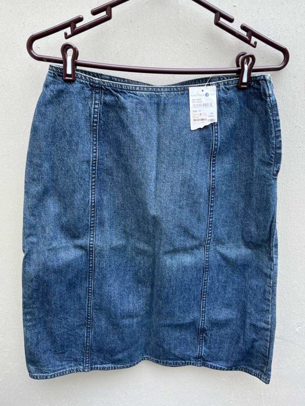 Preview International Dark Blue Denim Pencil Skirt